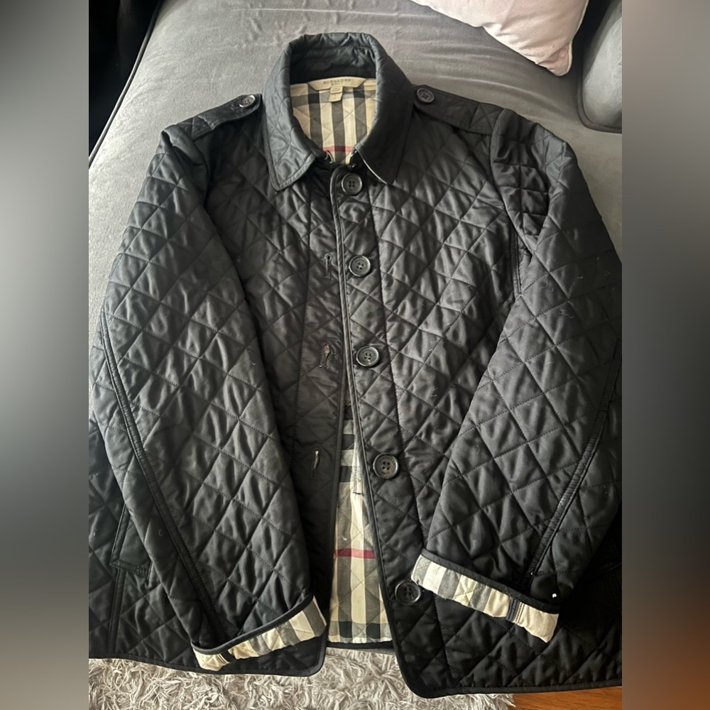Burberry Brit Nova Check Ashurst Quilted Jacket Coat